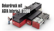 Der Inkjetdrucker Interiojet 3300 von Agfa ist speziell für die Dekorindustrie entwickelt
