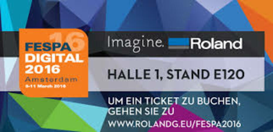 Roland DG feiert auf der FESPA 35. Jahre Innovation
