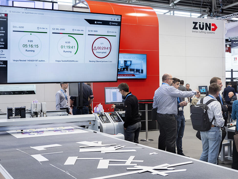 Fespa München: Zünd, Halle B5, E30