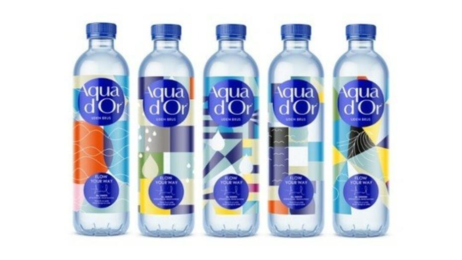 Aqua d'Or druckt einzigartige  Wasserflaschen mit HP-Indigo