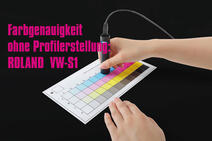 VW-S1, ein preiswertes Densitometer, hilft die Farbe auf Roland-Druckern konstant zu halten