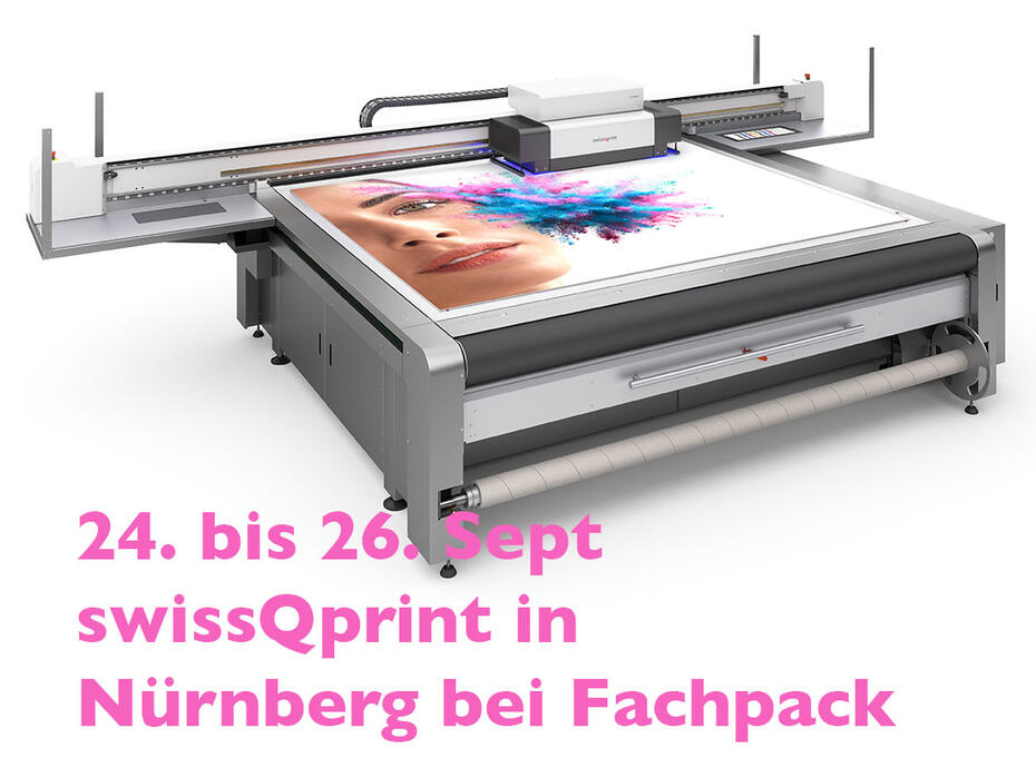 Fachpack, UV-Druck, Verpackungsdruck Swissqprint, Impala