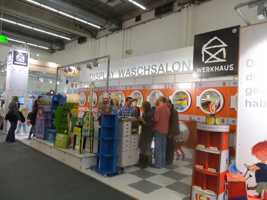 Stand von Werkhaus auf der Frankfurter Buchmesse 2012.