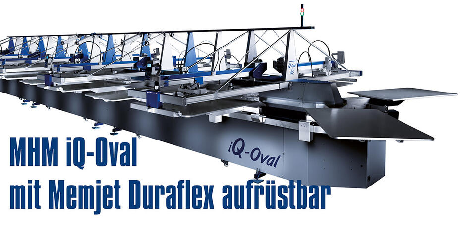 MHM iQ-Oval lässt sich mit  Memjet Duraflex aufrüsten