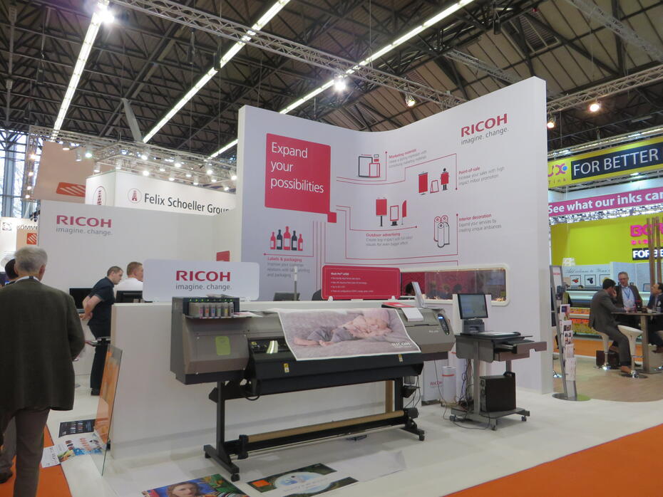 Messestand von Ricoh